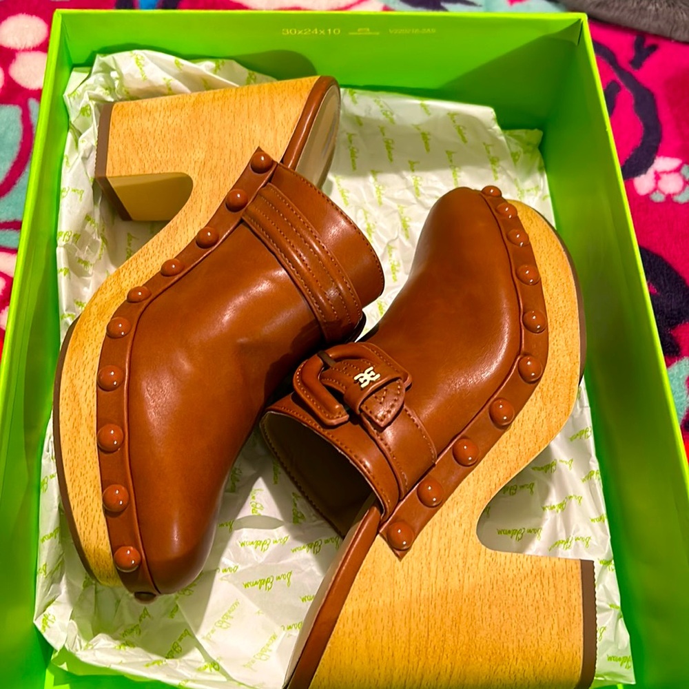 Sam Edelman NYLA CUOIO Brown Waxy 8 M